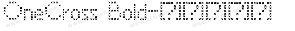 OneCross Bold字体转换